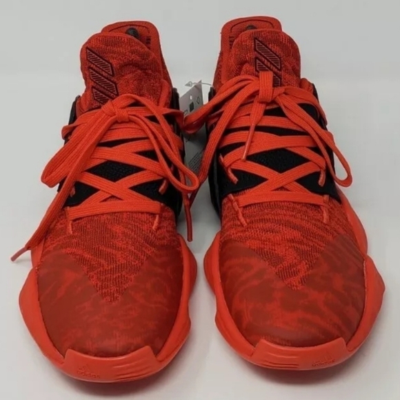 Adidas Harden Vol. 4 Basketball Shoes Red Black EF0999 Men USA Size 7 New main image 9